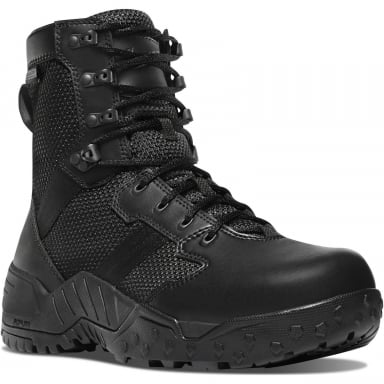 Danner Mens Scorch Side-Zip 8" Black Danner Dry Military Boots 25733