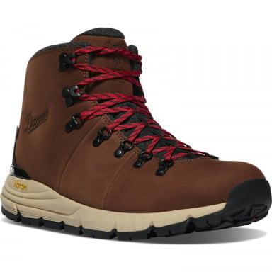 Danner Mens Mountain 600 4.5" Pinecone/Brick Red Insulated Boots 62147