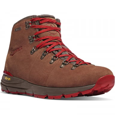 Danner Womens Mountain 600 Brown-Red Hiking Boots 62245