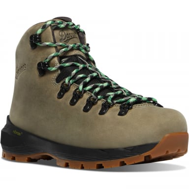 Danner Womens Mountain 600 EVO Tin Gray-Island Green Hiking Boots 62713