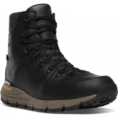 Danner Mens Arctic 600 Side-Zip Jet Black-Mojave Insulated 200G Hiking Boot 67346