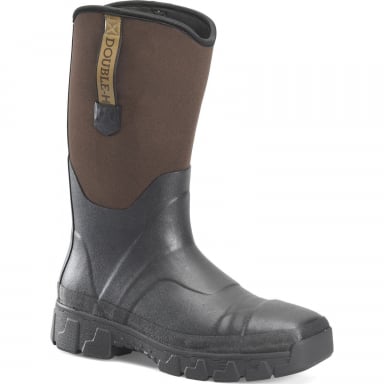 DoubleH Mens 13” Albin Wide Square Composite Toe Rubber Boot DH2106