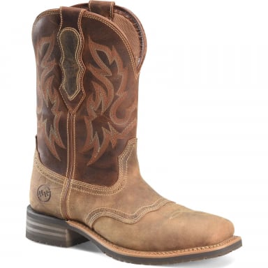 DoubleH Mens 11” Cascade Wide Square Toe Roper Boot DH4160