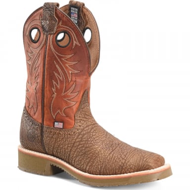 DoubleH Mens 11” Luis Wide Square Toe Roper Boot DH4564