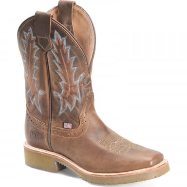 DoubleH Mens 11” Aberdeen Wide Square Toe Roper Boot DH4568