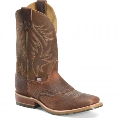 DoubleH Mens 11” Dalton Wide Square Toe Roper Boot DH4655