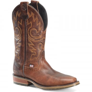 DoubleH Mens 12” Brantley Narrow Square Toe Roper Boot DH4662