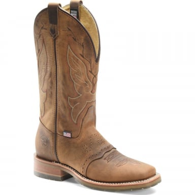 Double H Womens 12" Domestic Wide Square Toe Work Western DH5314