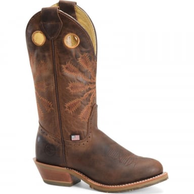 Double H Womens 12" Domestic R Toe Work Western DH5316