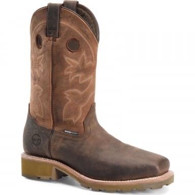 Double H Mens 12" Waterproof Wide Square Toe Roper DH5353