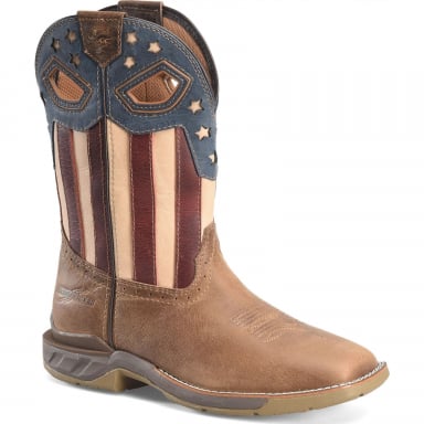 Phantom Rider Mens 11” Fortitude Flag Roper Boot PH5005