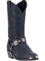 Dingo Mens Suiter Leather Boot Black DI02175