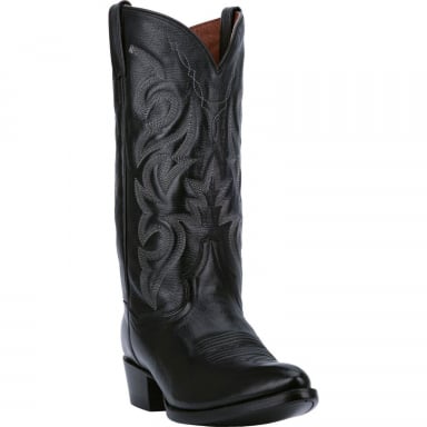 Dan Post Mens Milwaukee Leather Boot Black Cowboy Boot DP2110J