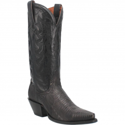 Dan Post Womens Drifter Lizard Boot Charcoal DP3008