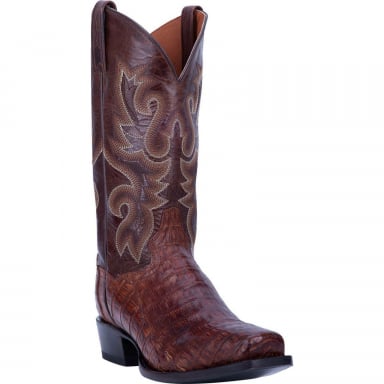 Dan Post Mens Bayou Caiman Boot Brass Cowboy Boot DP3074