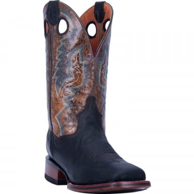 Dan Post Mens Deuce Black-Brown Cowboy Boot DP4558