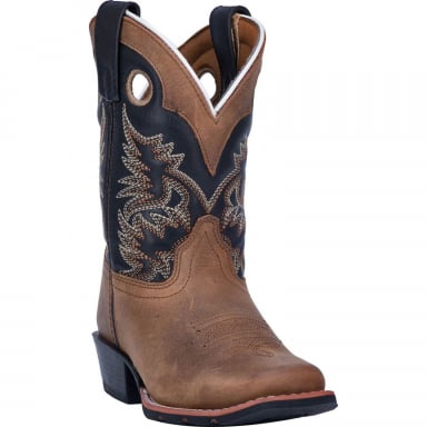 Dan Post Youth Rascal Brown-Black Cowboy Boot DPC3940