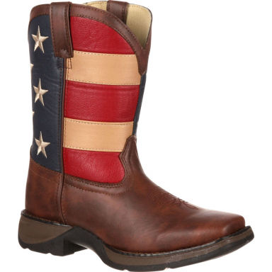 Lil Durango Kids Patriotic Western Flag Boot BT245