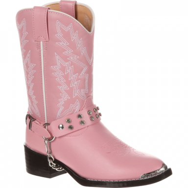 Durango Little Kid Pink Rhinestone Western Boot BT568