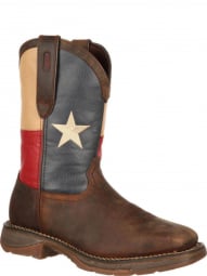 Rebel by Durango Mens Steel Toe Texas Flag Western Boot DB021