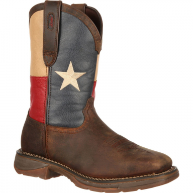 Rebel by Durango Mens Steel Toe Texas Flag Western Boot DB021