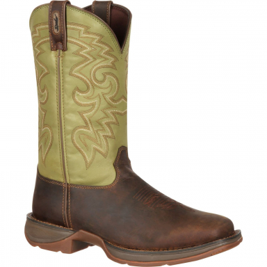 Durango Mens Rebel Coffee Cactus Pull-On Western DB5416