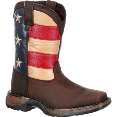 Lil Rebel by Durango Big Kids Flag Western Boot DBT0160