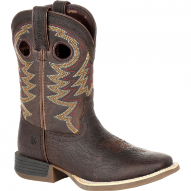 Durango Lil Rebel Pro Little Kids Brown Western Boot  DBT0219C