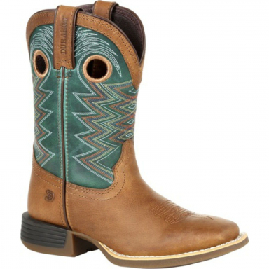 Durango Lil Rebel Pro Little Kids Teal Western Boot  DBT0224C