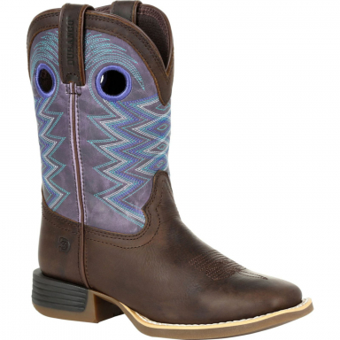 Durango Lil Rebel Pro Little Kids Amethyst Western Boot  DBT0225C