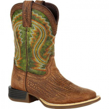 Lil Durango Rebel Pro Kids Old Town Brown Briar Green Boot DURDBT0229C