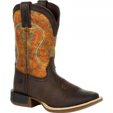 Lil Durango Rebel Pro Kids Dark Bay Burnt Orange Boot DURDBT0230C