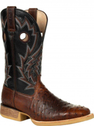 Durango Rebel Pro Mens Oiled Saddle Ostrich Black Boot DURDDB0306