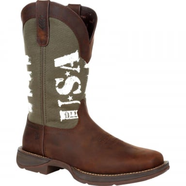 Durango Rebel Mens Brown Army Green Boot DURDDB0313