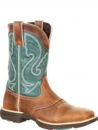 Durango UltraLite Womens Emerald Saddle Western Boot DRD0224