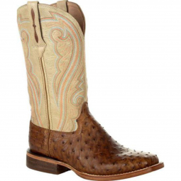 Durango Premium Exotics Womens Sunset Wheat Ostrich Ivory Boot DURDRD0388