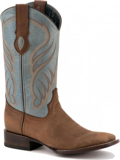 Shop Ferrini Mens Brown Genuine Cowhide Leather S Toe Cowboy Boot