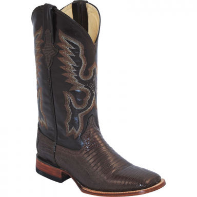 Ferrini Mens Teju Lizard Chocolate Boot 11193-09