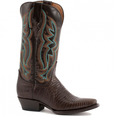 Ferrini Ladies Teju Lizard Chocolate Boot 81161-09