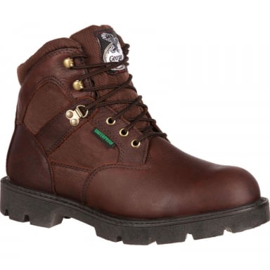 Georgia Boot Mens Homeland Steel Toe Waterproof Work Boot G105