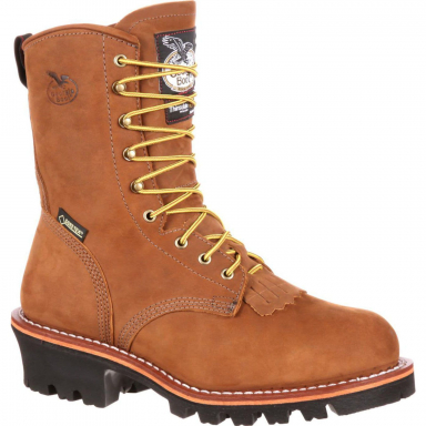 Georgia Boot Mens Steel Toe GORE-TEX Waterproof Insulated Steel Toe Logger Work Boot G9382