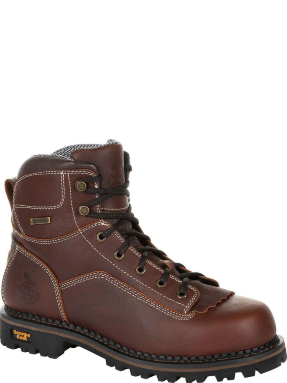 low heel logger boot