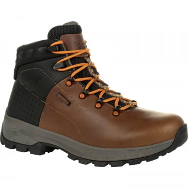 Georgia Boot Mens Eagle Trail Brown Orange Work Boot GB00402