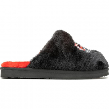 Harley Davidson Womens Barela Flame Fur Slipper D84801