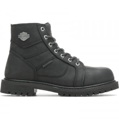 Harley Davidson Mens Lagarto Black Biker Boot D93579