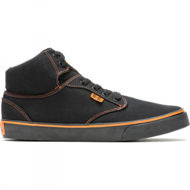 Harley Davidson Mens Wrenford Orange Black Sneaker D93898