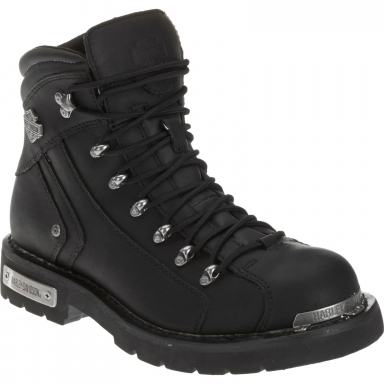 Harley Davidson Mens Electron Black Biker Boot D96017