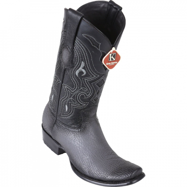 King Exotic Mens Dubai Boot Shark Faded Gray Cowboy Boot 4790938