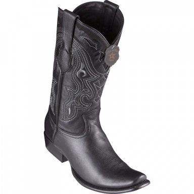 King Exotic Mens Dubai Boot Elk Black Cowboy Boot 4795105