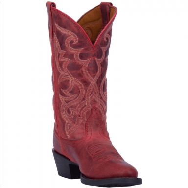 Laredo Womens Maddie 12" Red R Toe Boot 51121